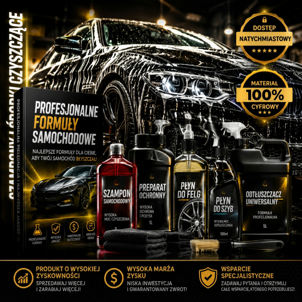 Dochodowe receptury chemii samochodowej