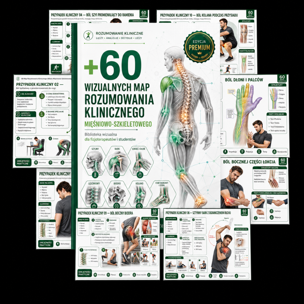+60 Wizualnych Map Rozumowania Klinicznego Mięśniowo-Szkieletowego