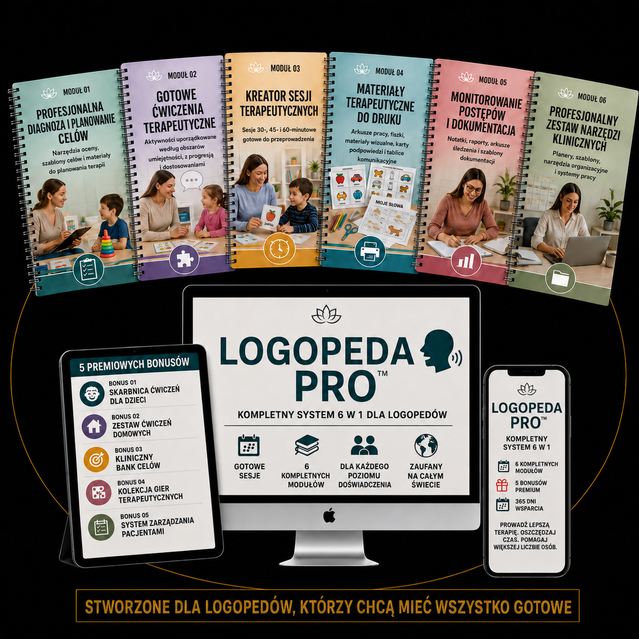 Logopeda Pro — Kompletny System 6 w 1